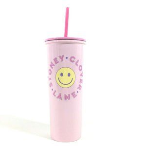 Stoney Clover Lane x Target Insulated Smiley Face Tumbler Pink 24.7 fl oz